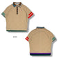 DECEMBERMAY ディセンバーメイ ゴルフウェア メンズ Dolman sleeve polo MEN 半袖ポロシャツ ポップな配色 1-605-0161
