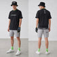 DECEMBERMAY ディセンバーメイ ゴルフウェア メンズ Mesh-paneled mock neck MEN 半袖モックネックシャツ 吸水速乾 透防性能 接触冷感 軽量で風通しの良いアイテム 1-605-0166