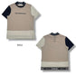 DECEMBERMAY ディセンバーメイ ゴルフウェア メンズ Mesh-paneled mock neck MEN 半袖モックネックシャツ 吸水速乾 透防性能 接触冷感 軽量で風通しの良いアイテム 1-605-0166