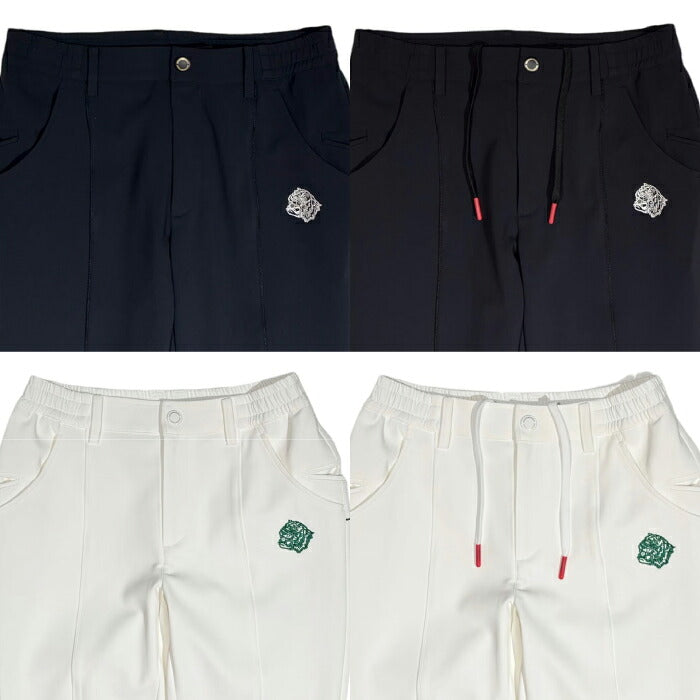 DECEMBERMAY ディセンバーメイ ゴルフウェア メンズ Side pocket comfortable pants MEN タイトフィットシルエットロングパンツ 吸水速乾性 接触冷感 防透け UVカット効果 ハイテンションストレッチ シワになりにくい 1-605-2061