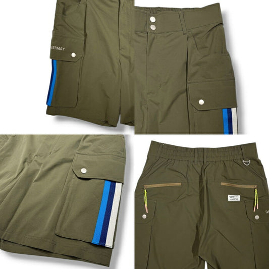 DECEMBERMAY ディセンバーメイ ゴルフウェア メンズ Water repellent agile short pants ショートパンツ ストレッチ性 撥水素材 防風性 高機能素材 超軽量 シワになりにくい ソフト ゆったり 1-605-2150