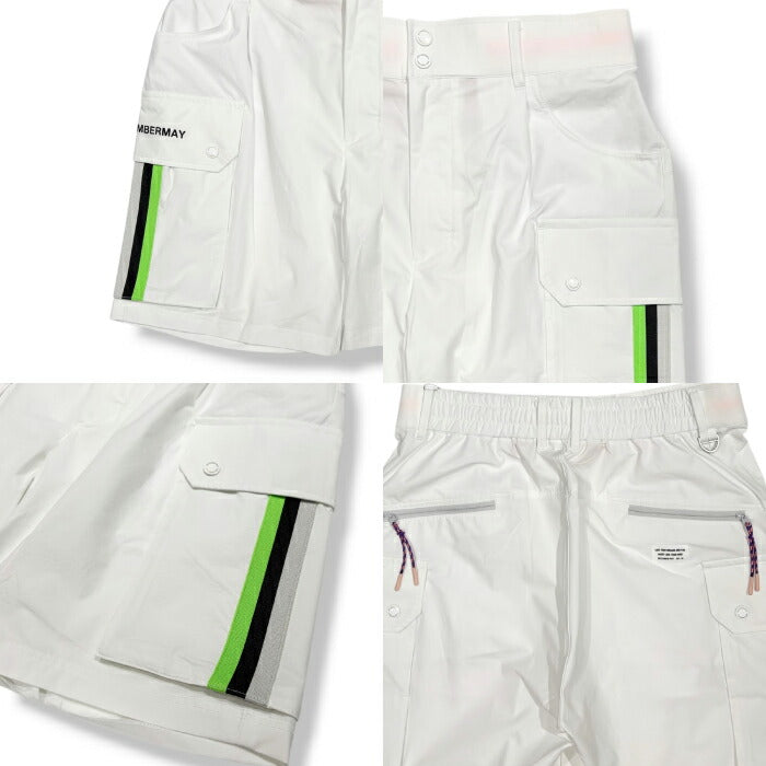 DECEMBERMAY ディセンバーメイ ゴルフウェア メンズ Water repellent agile short pants ショートパンツ ストレッチ性 撥水素材 防風性 高機能素材 超軽量 シワになりにくい ソフト ゆったり 1-605-2150