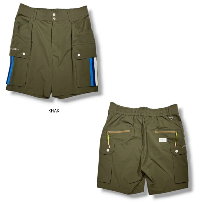 DECEMBERMAY ディセンバーメイ ゴルフウェア メンズ Water repellent agile short pants ショートパンツ ストレッチ性 撥水素材 防風性 高機能素材 超軽量 シワになりにくい ソフト ゆったり 1-605-2150