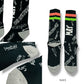 DECEMBERMAY ディセンバーメイ ゴルフウェア メンズ ミドル丈ソックス Hand paint logo socks/ MEN 天然有機系デオドラント加工 1-999-4107【メール便可】