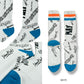 DECEMBERMAY ディセンバーメイ ゴルフウェア メンズ ミドル丈ソックス Hand paint logo socks/ MEN 天然有機系デオドラント加工 1-999-4107【メール便可】