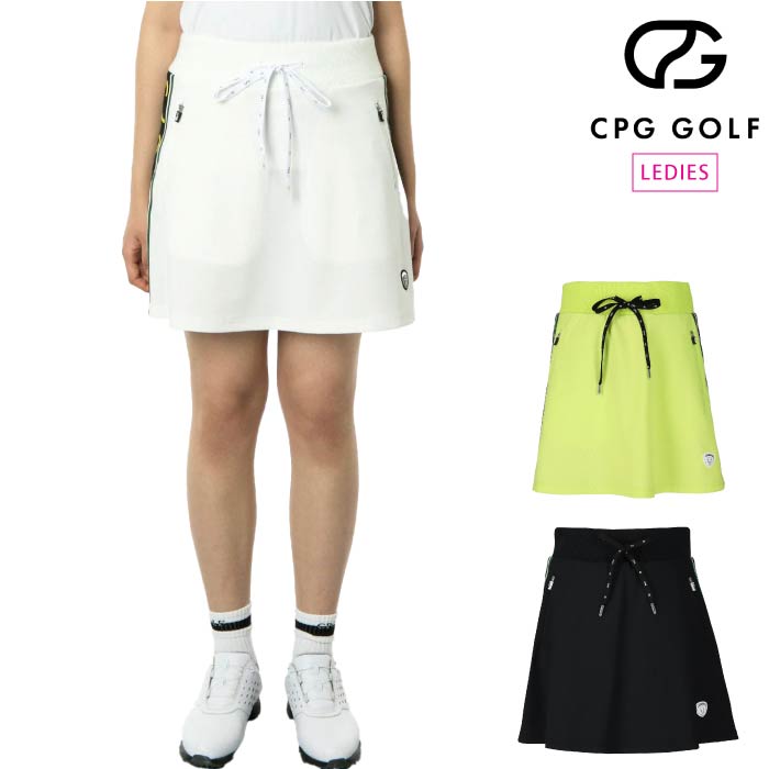 【30%OFF SALE】CPG GOLF シーピージーゴルフ ブルゾン ゴルフウェア レディース Hi-Streetストレッチメッシュミニフレアスカート セットアップ対応 1106-24117