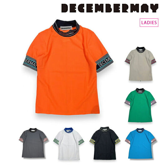 DECEMBERMAY ディセンバーメイ レディース ゴルフウェア メッシュ モックネック Coolness Mesh mockneck / WOMAN 2-305-0134