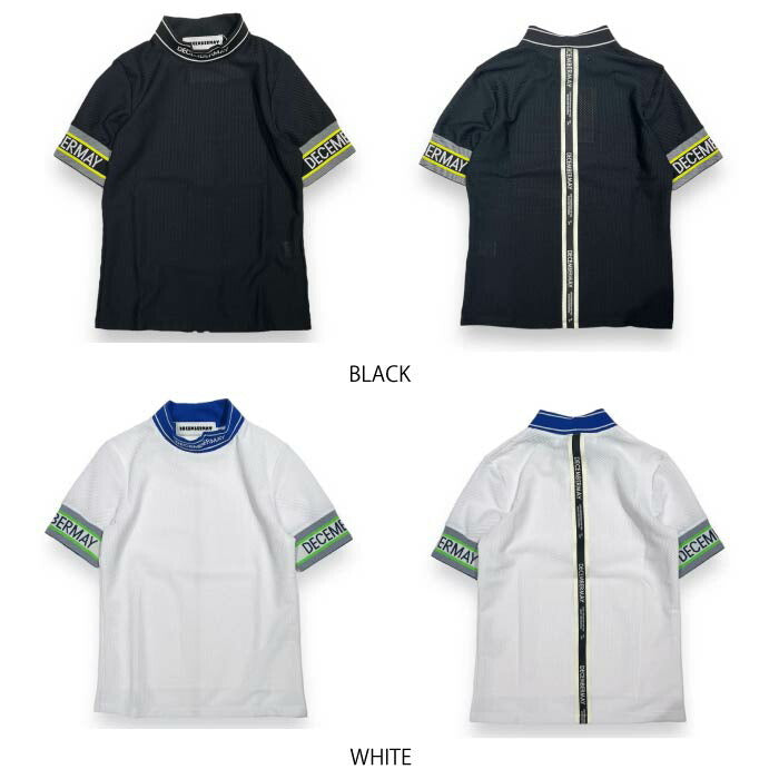DECEMBERMAY ディセンバーメイ レディース ゴルフウェア メッシュ モックネック Coolness Mesh mockneck / WOMAN 2-305-0134