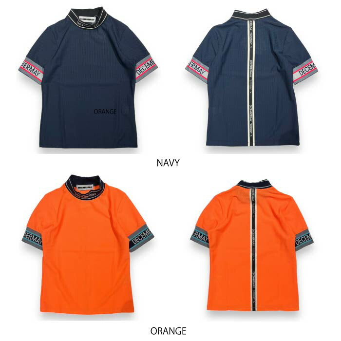 DECEMBERMAY ディセンバーメイ レディース ゴルフウェア メッシュ モックネック Coolness Mesh mockneck / WOMAN 2-305-0134