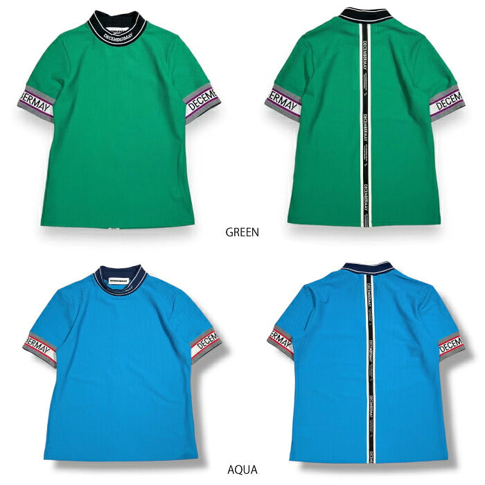 DECEMBERMAY ディセンバーメイ レディース ゴルフウェア メッシュ モックネック Coolness Mesh mockneck / WOMAN 2-305-0134