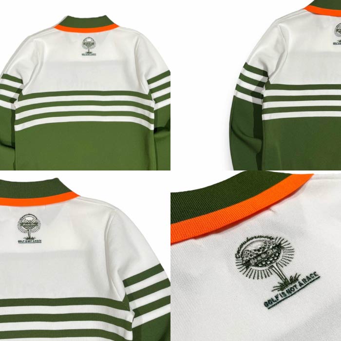 DECEMBERMAY ディセンバーメイ ゴルフウェア レディース Versity collar knit / WOMEN 襟付きクルーネックニット 超軽量 吸水速乾 2-405-1025
