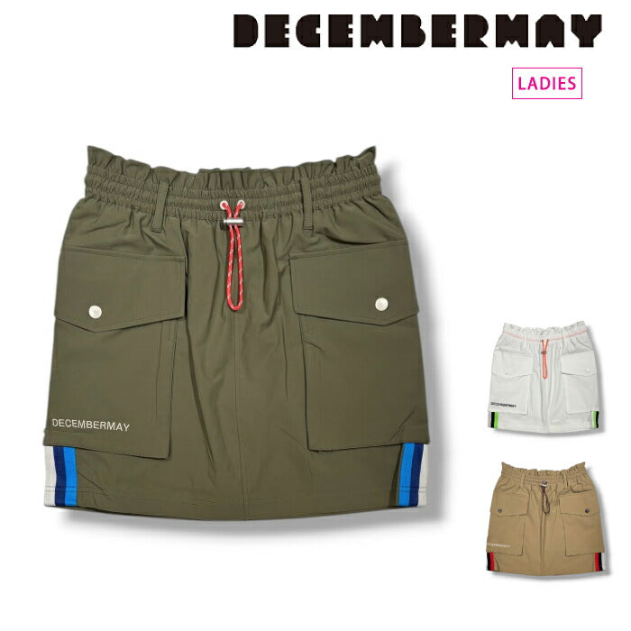 DECEMBERMAY ディセンバーメイ レディース ゴルフウェア スカート Water repellent agile shirt / WOMAN セットアップ対応 2-412-2550