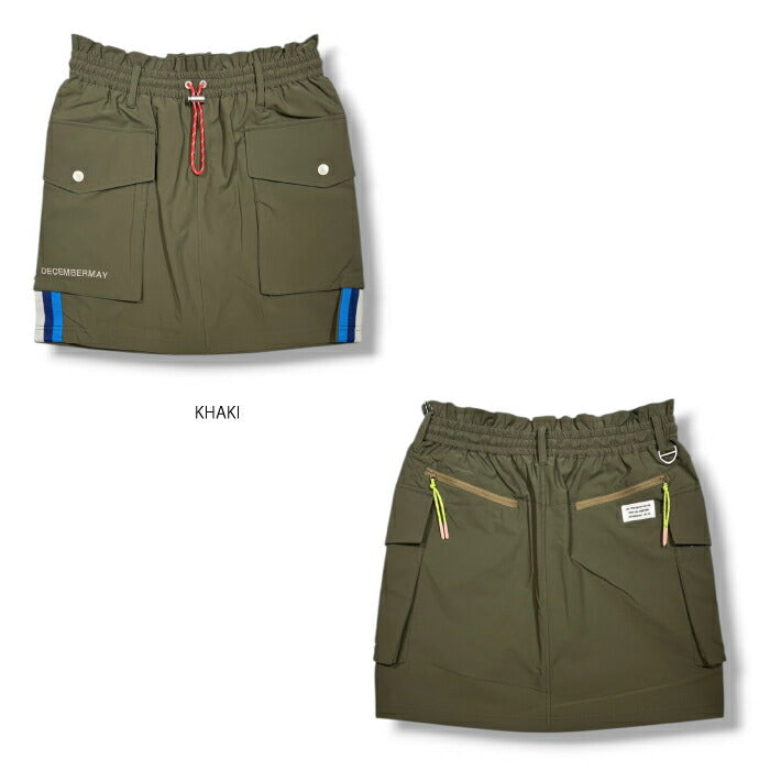 DECEMBERMAY ディセンバーメイ レディース ゴルフウェア スカート Water repellent agile shirt / WOMAN セットアップ対応 2-412-2550