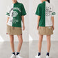 DECEMBERMAY ディセンバーメイ ゴルフウェア レディース 半袖モックネックシャツ Lovers tiger bicolor mock neck shirt/ WOMEN 吸湿速乾 防透 紫外線防止 2-505-0151
