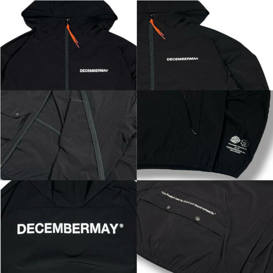 DECEMBERMAY ディセンバーメイ ゴルフウェア レディース Waterproof compactly Jacket / WOMEN ウォータープルーフ コンパクト ジャケット ジップアウター 極薄 軽量 弱撥水 防風素材 ポケッタブル 2-512-1509