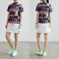 DECEMBERMAY ディセンバーメイ ゴルフウェア レディース Good Dreams mockneck shirt WOMEN 半袖モックネックシャツ 軽量 接触冷感 ロックテイスト 2-605-0163