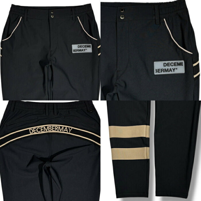 DECEMBERMAY ディセンバーメイ ゴルフウェア レディース Honesty sheltering pants WOMEN ロングパンツ スレンダーフィット ストレッチ性 透けにくい 優れた吸水＆速乾性 紫外線防止 接触冷感 2-605-2059