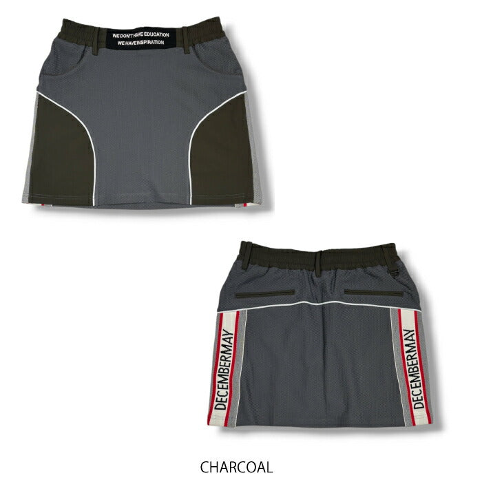 DECEMBERMAY ディセンバーメイ ゴルフウェア レディース Coolness mesh cheerful skirt WOMEN スカート ストレッチ トリコットメッシュ素材 2-605-2528