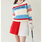 DECEMBERMAY ディセンバーメイ ゴルフウェア レディース Various pleated skirt WOMEN プリーツスカート アシンメトリーなデザイン2-612-2536