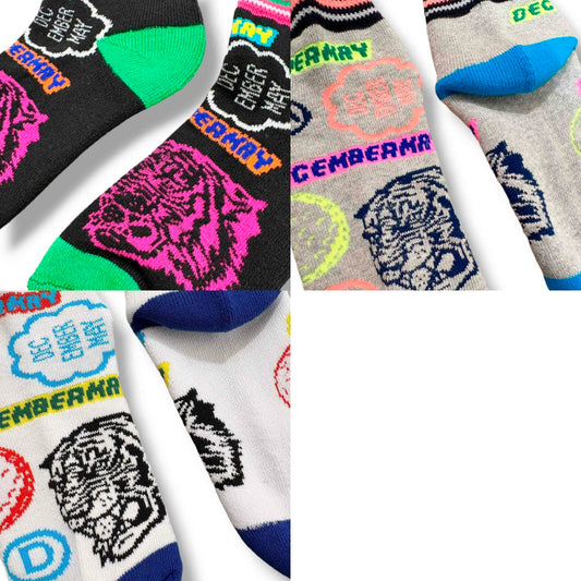 DECEMBERMAY ディセンバーメイ ゴルフウェア レディース ソックス Pattern socks/WOMEN クッション生 2-999-4009 【メール便可】