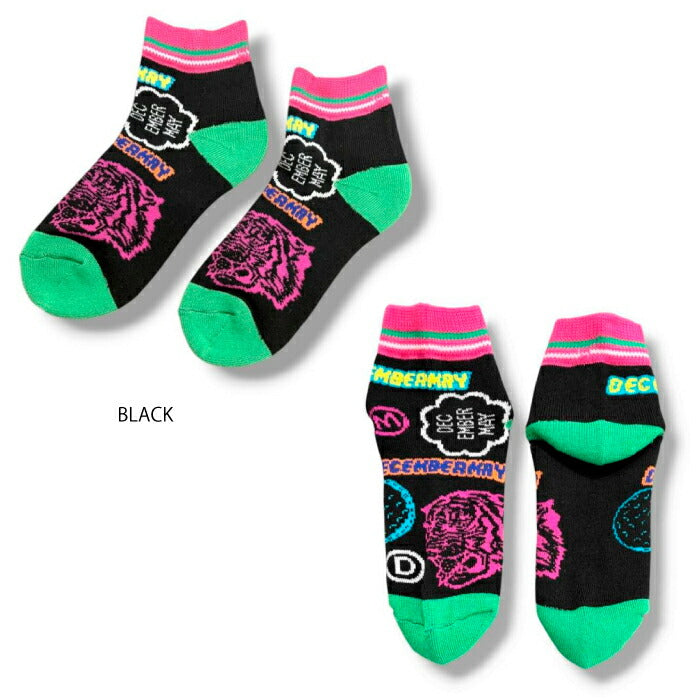 DECEMBERMAY ディセンバーメイ ゴルフウェア レディース ソックス Pattern socks/WOMEN クッション生 2-999-4009 【メール便可】