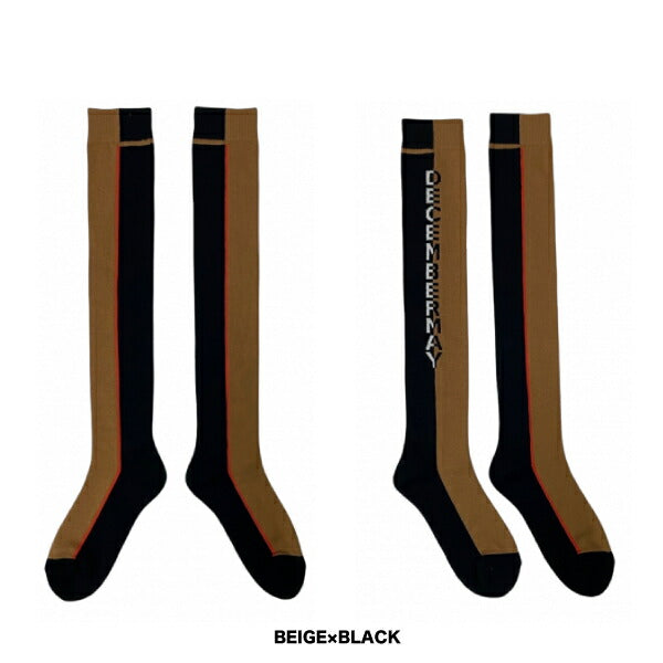 DECEMBERMAY ディセンバーメイ  レディース Bycolors Kneehighsox  速乾性 2-999-4012  【メール便可】