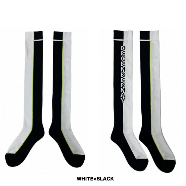 DECEMBERMAY ディセンバーメイ  レディース Bycolors Kneehighsox  速乾性 2-999-4012  【メール便可】