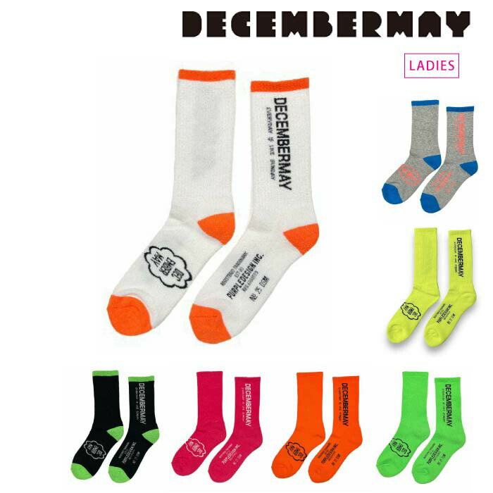 DECEMBERMAY ディセンバーメイ ゴルフウェア レディース ソックス Neo Neo Logo Sox / WOMAN 定番品 2-999-4104