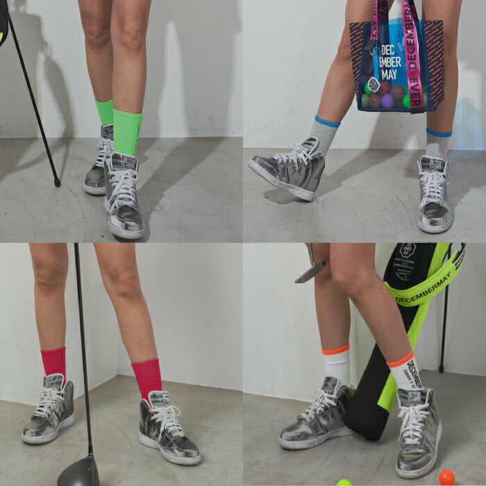 DECEMBERMAY ディセンバーメイ ゴルフウェア レディース ソックス Neo Neo Logo Sox / WOMAN 定番品 2-999-4104