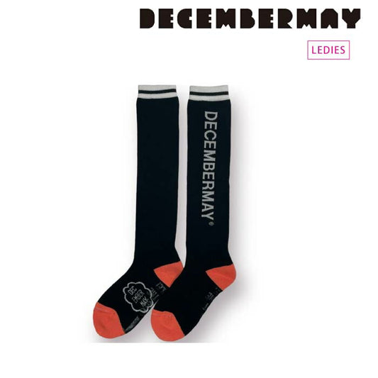 DECEMBERMAY ディセンバーメイ ゴルフ ハイソックス レディース BIG Logo high sox / WOMEN 2-999-4220