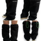 DECEMBERMAY ディセンバーメイ ゴルフウェア レディース Fluffy Leg warmer WOMEN レッグウォーマー 2-999-5400