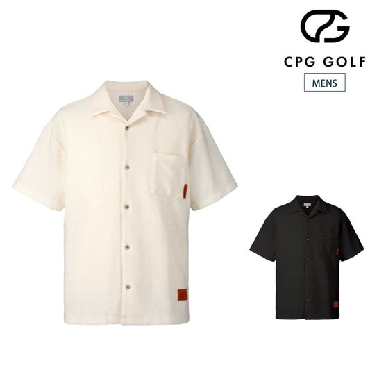 CPG GOLF シーピージーゴルフ ゴルフウェア メンズ 半袖シャツ BASIC OPEN SHIRTS | MEN セットアップ対応 2101-25115