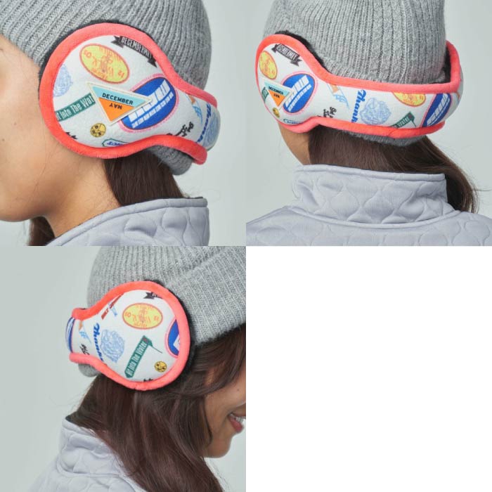 DECEMBERMAY ディセンバーメイ ゴルフウェア メンズ レディース Print warm earmuffs UNISEX イヤーマフ アームサイズ調整可能 3-312-5515
