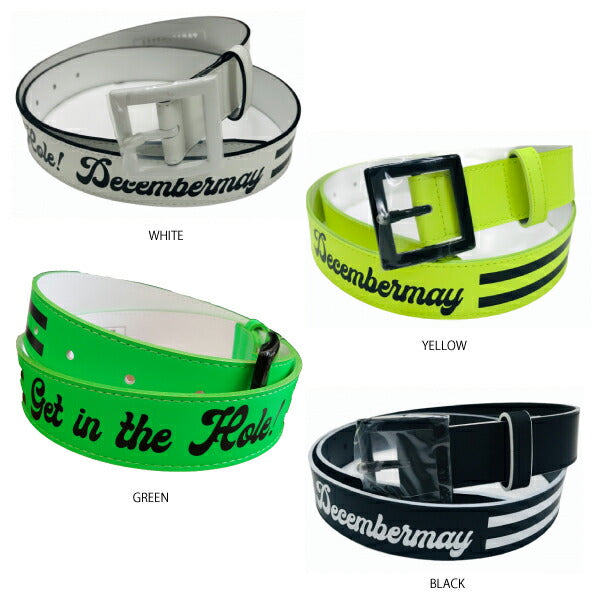 DECEMBERMAY ディセンバーメイ メンズ・レディース Get in the Hole leather belt シーズンレス 3-999-4505