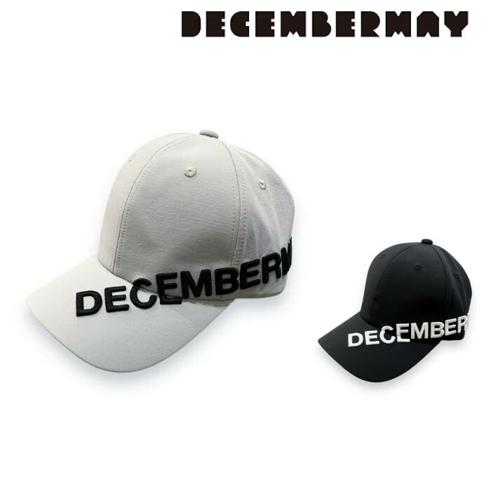 DECEMBERMAY ディセンバーメイ ゴルフ メンズ レディース キャップ water repellent cap/ UNISEX 撥水 3-999-5022