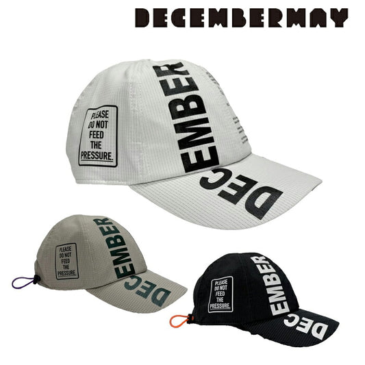 DECEMBERMAY ディセンバーメイ ゴルフ メンズ レディース キャップ Pocketable heat-shielding cap/ UNISEX 撥水 高通気 軽量 サイズ調整可 3-999-5026