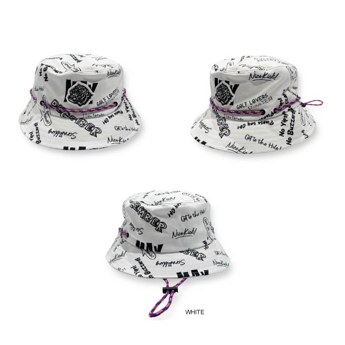 DECEMBERMAY ディセンバーメイ メンズ レディース Hand paint logo bucket hat / UNISEX バケットハット 3-999-5318