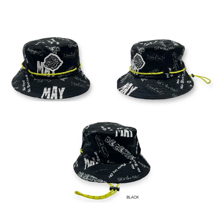 DECEMBERMAY ディセンバーメイ メンズ レディース Hand paint logo bucket hat / UNISEX バケットハット 3-999-5318