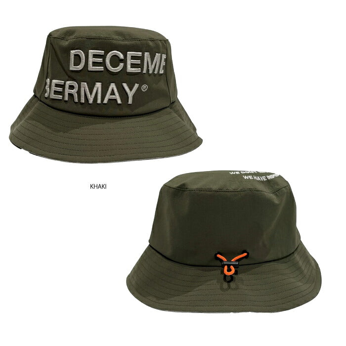 DECEMBERMAY ディセンバーメイ ゴルフ メンズ レディース 帽子 バケットハット water repellent bucket hat/ UNISEX 撥水 軽量 3-999-5322
