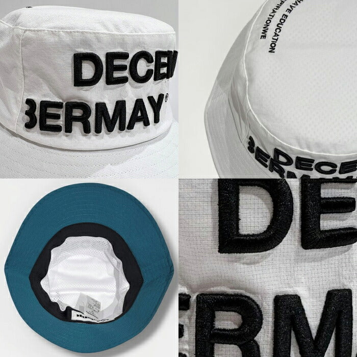 DECEMBERMAY ディセンバーメイ ゴルフ メンズ レディース 帽子 バケットハット water repellent bucket hat/ UNISEX 撥水 軽量 3-999-5322