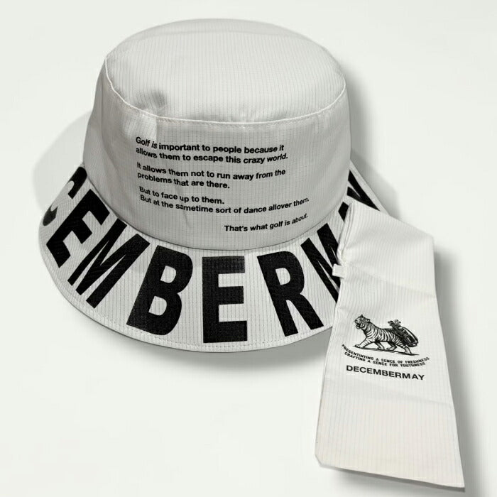 ECEMBERMAY ディセンバーメイ ゴルフ メンズ レディース 帽子 バケットハット Pocketable heat-shielding bucket hat UNISEX 撥水 高通気 軽量 サイズ調整可 3-999-5326