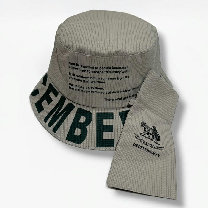 ECEMBERMAY ディセンバーメイ ゴルフ メンズ レディース 帽子 バケットハット Pocketable heat-shielding bucket hat UNISEX 撥水 高通気 軽量 サイズ調整可 3-999-5326