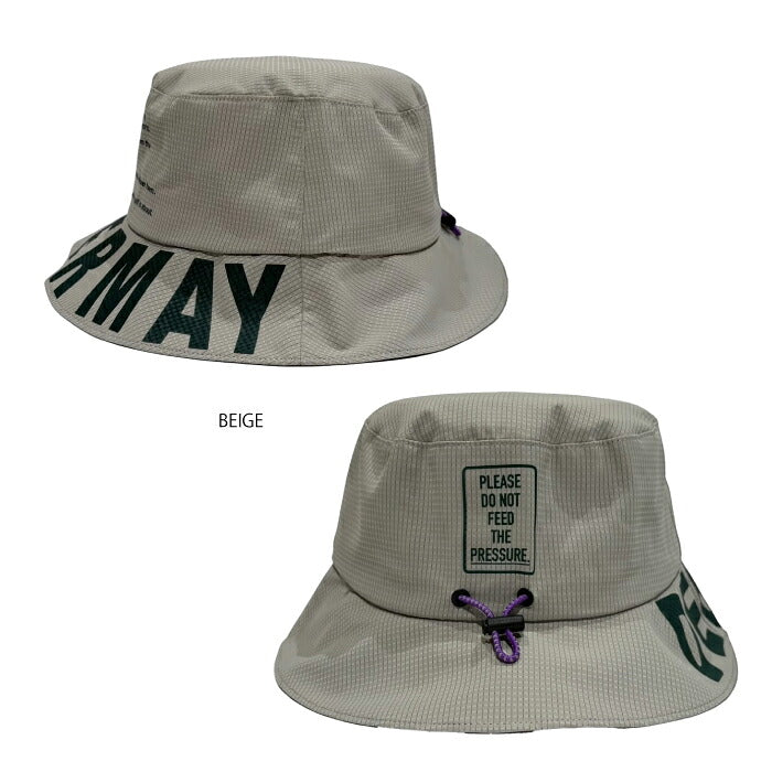 ECEMBERMAY ディセンバーメイ ゴルフ メンズ レディース 帽子 バケットハット Pocketable heat-shielding bucket hat UNISEX 撥水 高通気 軽量 サイズ調整可 3-999-5326
