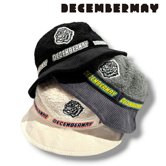 DECEMBERMAY ディセンバーメイ ゴルフウェア メンズ レディース Fluffy Boa bucket hat/ UNISEX ユニセックス ハット モコモコ素材 3-999-5328