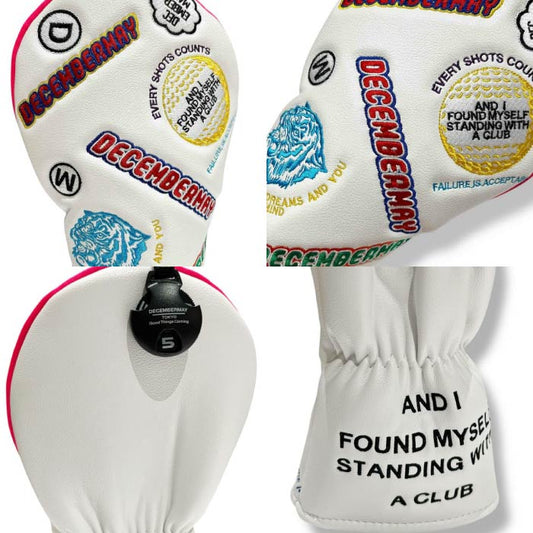 DECEMBERMAY ディセンバーメイ ゴルフ メンズ レディース Embroidery head cover for fairway wood フェアウェイウッド用 ヘッドカバー 3-999-8012