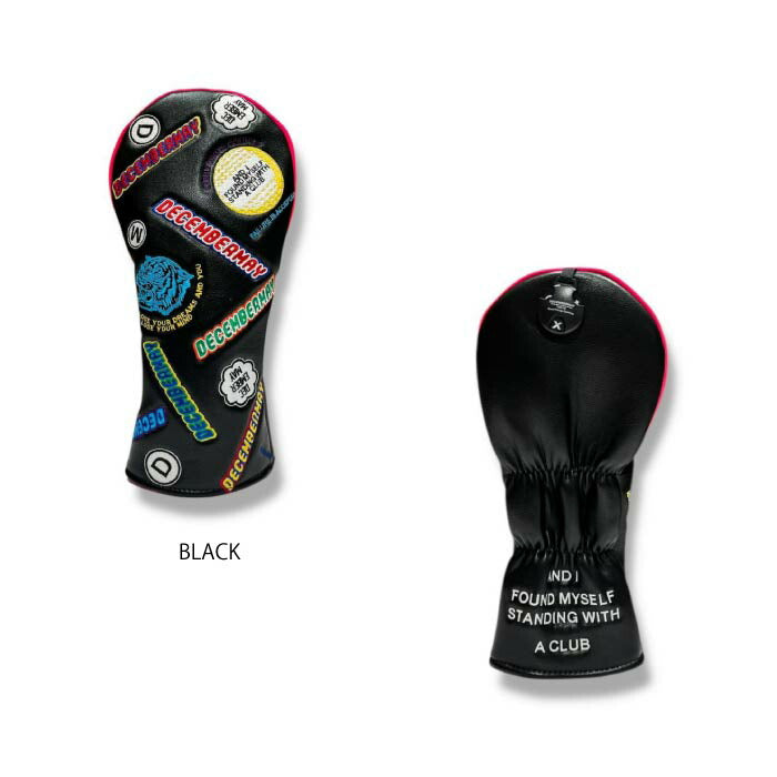 DECEMBERMAY ディセンバーメイ ゴルフ メンズ レディース Embroidery head cover for fairway wood フェアウェイウッド用 ヘッドカバー 3-999-8012
