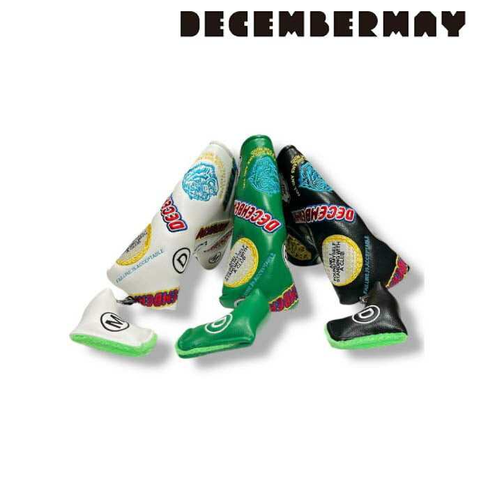 DECEMBERMAY ディセンバーメイ ゴルフ メンズ レディース Embroidery head cover for putter cover パター用 ヘッドカバー 3-999-8014