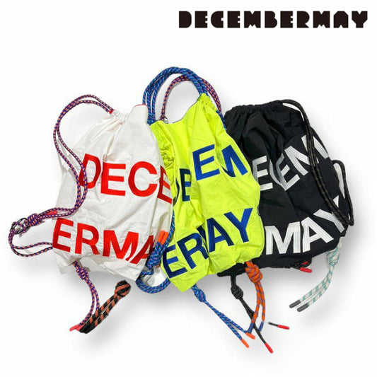 DECEMBERMAY ディセンバーメイ ゴルフ メンズ レディース 2WAY BIG Logo embroidery code bag / UNISEX トートバッグ バックパック 大容量サイズ 軽撥水加工 3-999-8519