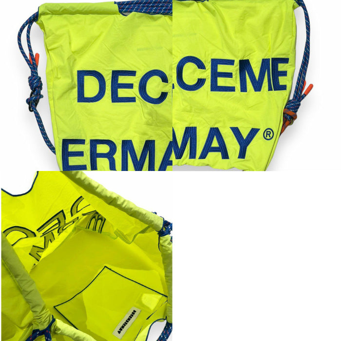 DECEMBERMAY ディセンバーメイ ゴルフ メンズ レディース 2WAY BIG Logo embroidery code bag / UNISEX トートバッグ バックパック 大容量サイズ 軽撥水加工 3-999-8519