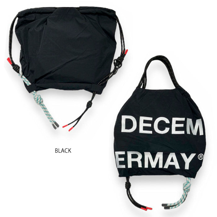 DECEMBERMAY ディセンバーメイ ゴルフ メンズ レディース 2WAY BIG Logo embroidery code bag / UNISEX トートバッグ バックパック 大容量サイズ 軽撥水加工 3-999-8519